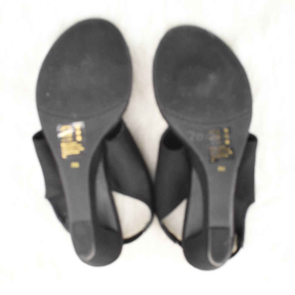 New York Transit Slingback Black Size 8 Pineapple - Picture 6 of 7